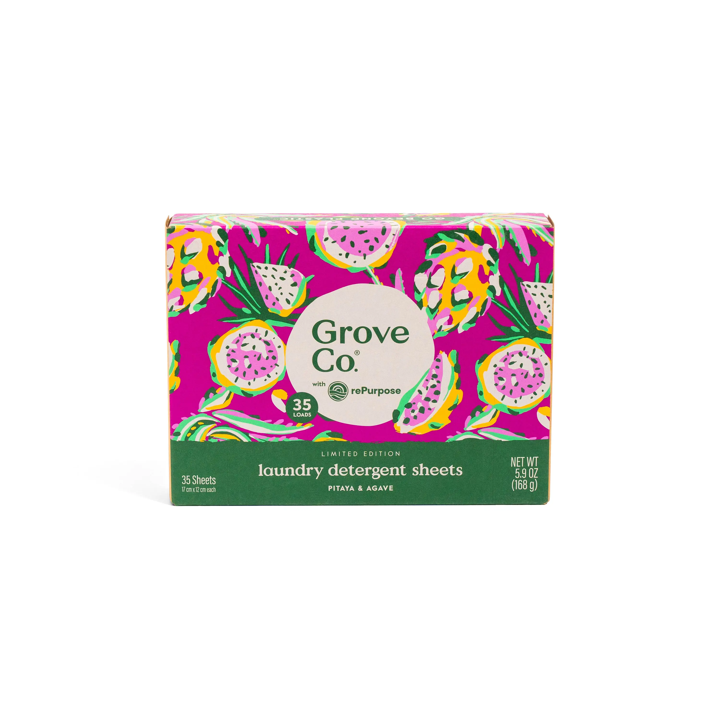 Household Scented Dissolving Laundry Detergent Sheets - Limited Edition Summer Collection, Tropical Vanilla-Vanilla Orchid & Citrus Scent, Pre-Measured, Stain Removal, Spotless Clean, Ideal for Laundry Day