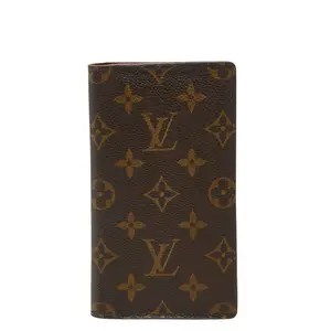 Pre-owned Louis Vuitton Canvas Small Leather Goods Monogram Agenda Cover