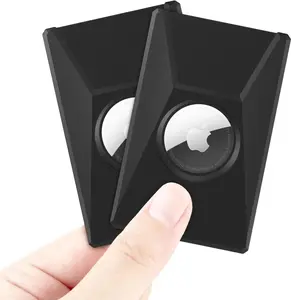 2 Pack AirTag Wallet Holder Ultra Thin Card Case for Apple AirTag