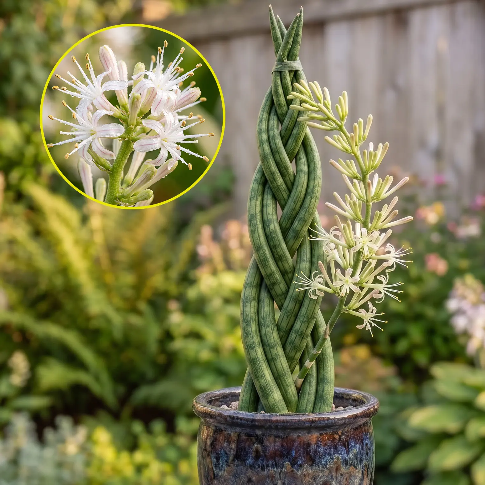 Sansevieria Cylindrica Plant Cylindrical Snake Plant African Spear Plant Low Maintenance Indoor Houseplant Home Decor