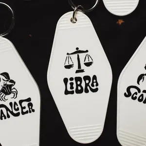 Libra Zodiac Keychain