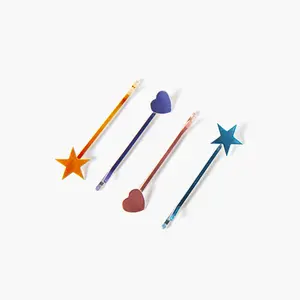 Hearts and Stars Hair Pins