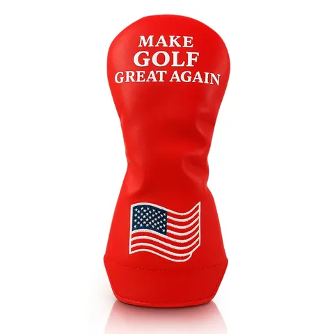 Make Golf Great Again Headcover – Funny Golf Club Cover – Trump Golf Head Cover – Trump Driver Headcover – Golf Club Covers – Donald Trump Golf Club Head Covers