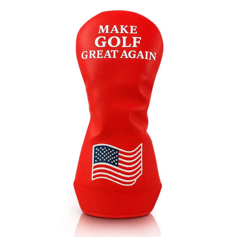 Make Golf Great Again Headcover – Funny Golf Club Cover – Trump Golf Head Cover – Trump Driver Headcover – Golf Club Covers – Donald Trump Golf Club Head Covers