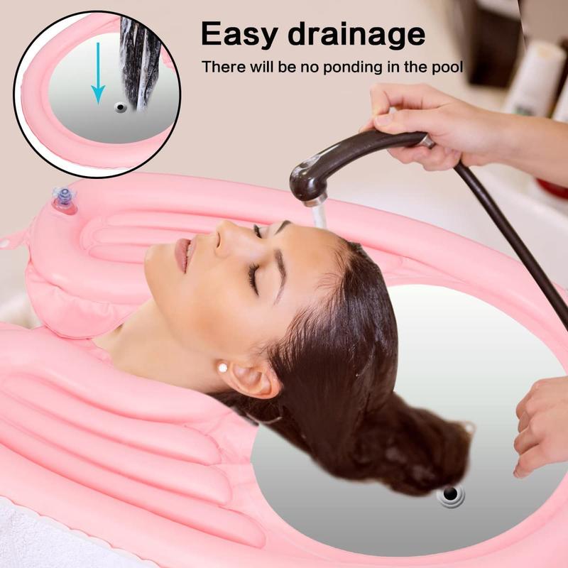 "FLASH SALE ALERT" Portable Inflatable Shampoo Basin for Bedside and in Bed for All Ages
