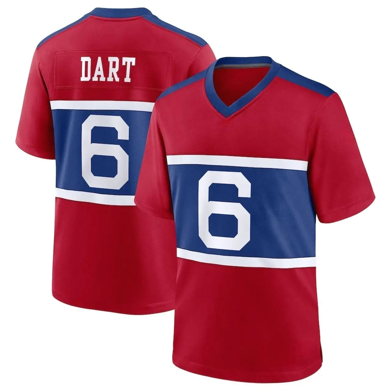 Unisex Football inspired by Dart 6 New York Alternate Century Red Game Jersey - Red