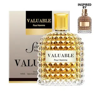 Sandora Fragrances Perfume for Men – Bergamot, Myrtle, Hazelnut, Leather – Bold, Warm, Sophisticated, Long-Lasting – 3.4 fl oz