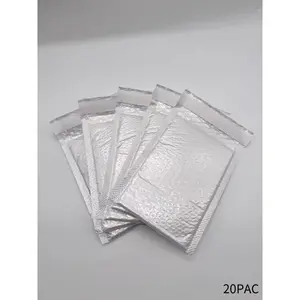 Bubble Packaging Bags, Waterproof Shockproof Sealed Transport Bag, Soft Padded Envelope Bag for Mailing, 20 Pieces Per Pack