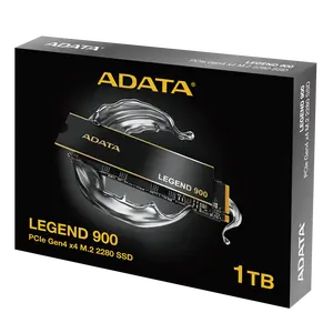 ADATA LEGEND 900  - PCIe Gen4 x4 M.2 2280 Solid State Drive (SSD) - 1TB High-Speed Storage - Up to 7,000 MB/s Read Speed - Built-In Heatsink & Durable Design - Ideal for Gamers, Creators & PC Builders ( SLEG-900-1TCS )