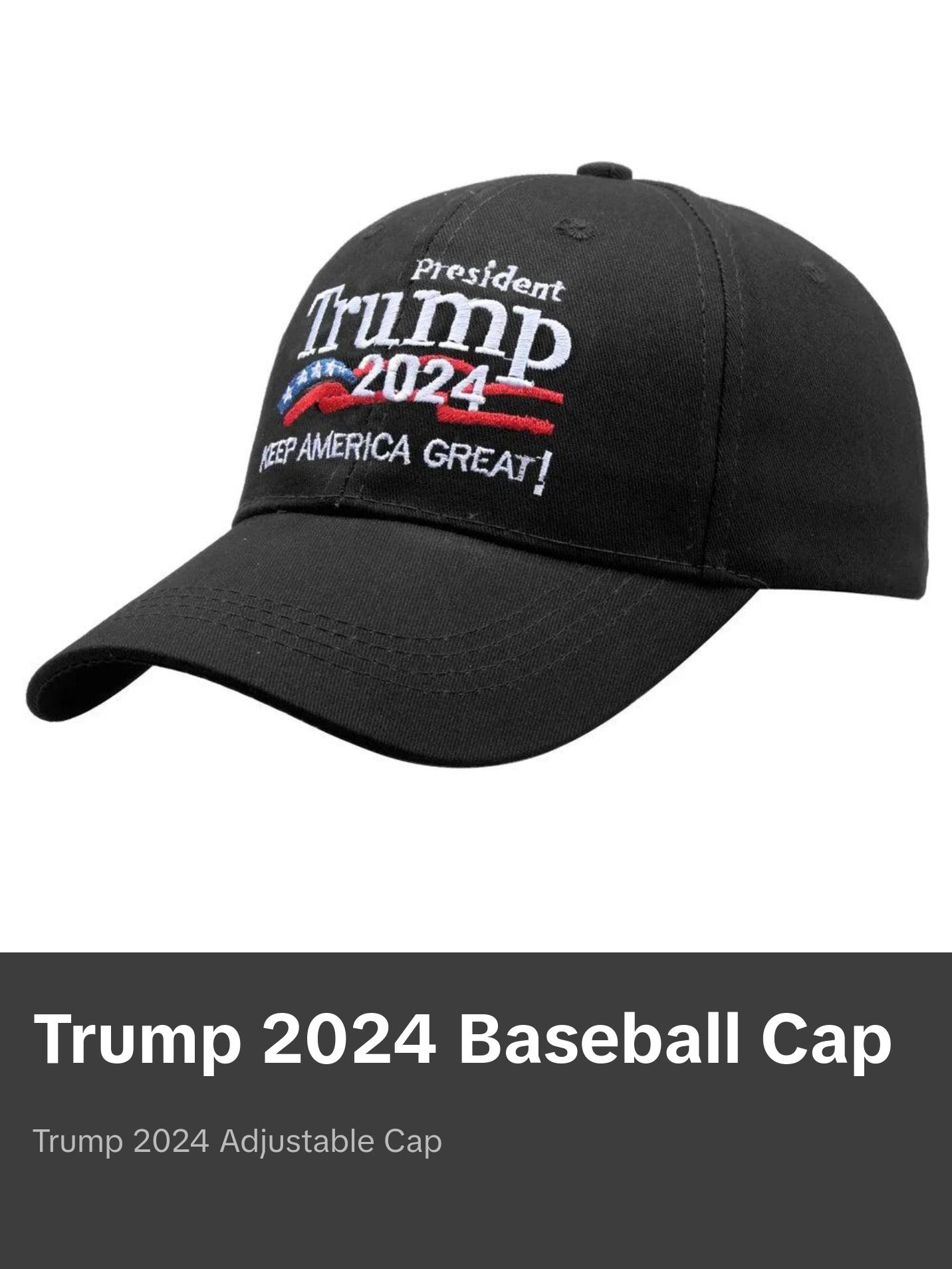 New Make America Great Again Trump Baseball Cap 2024