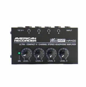 AMERICAN RECORDER 4 Channel Stereo Headphone Amplifier