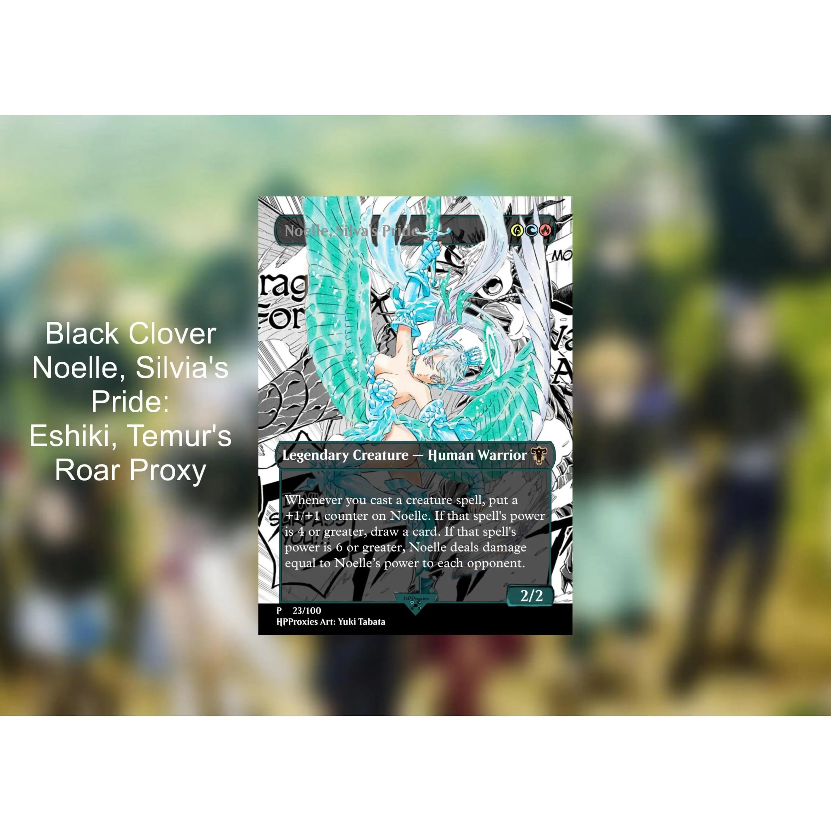 Black Clover Noelle, Silva's Pride: Eshiki, Temur's Roar Commander Proxy