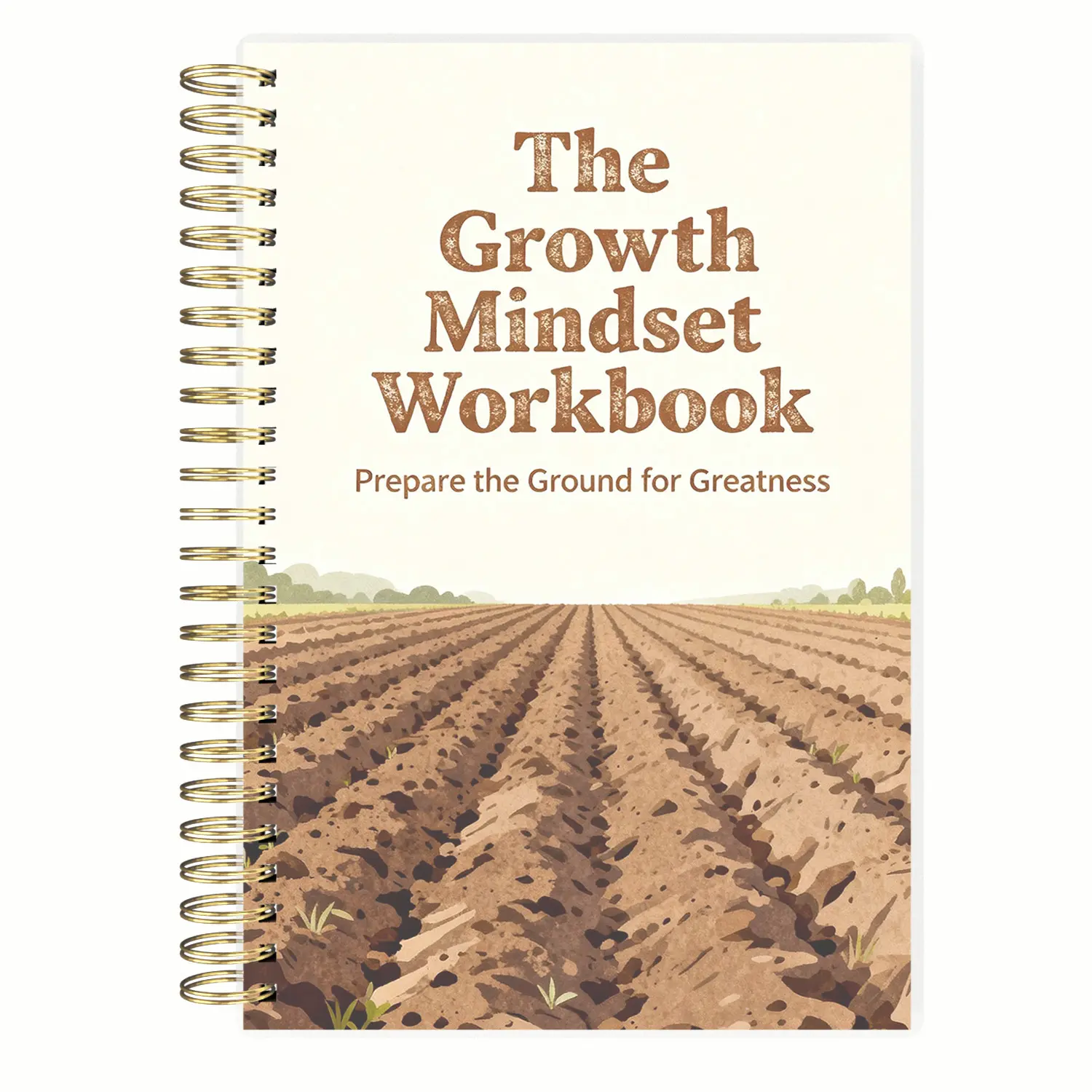 Growth Mindset Workbook Notebook - Sturdy Cover, Compact Pages, Actionable Steps, Positive Affirmations, Self-Improvement Planner Tracker, Mindset Understanding, ADHD Users-Focused Hobonichi-Style Office Stationery with Embrace Change Support