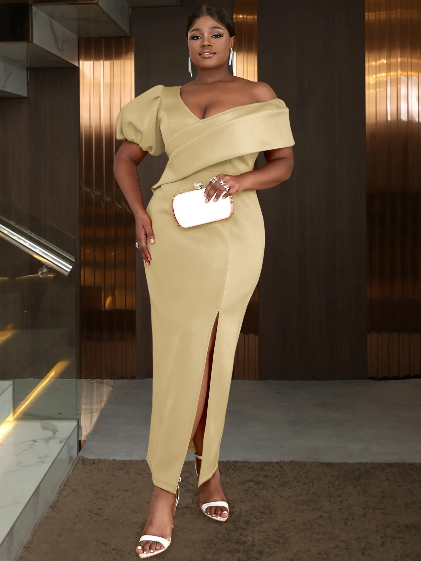 Plus Size Women's Sexy off Shoulder High Slit Bodycon Long Evening Dress, Elegant Party Gown, Summer Fashion - TikTok Shop Plus Size Women's Sexy off Shoulder High Slit Bodycon Long Evening Dress, Elegant Party Gown, Summer Fashion - TikTok Shop