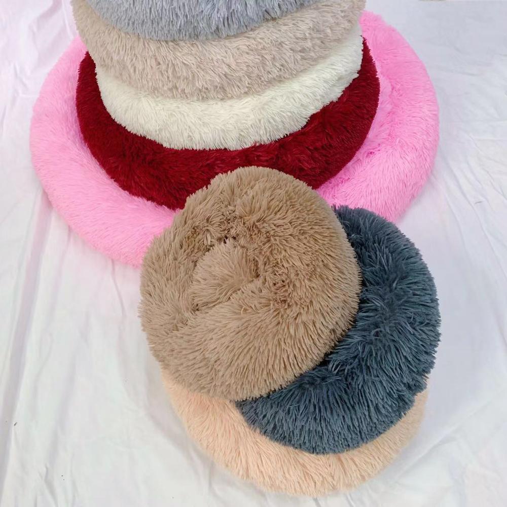 Dog Beds For Small Dogs Round Plush Cat Litter Kennel Pet Nest Mat Puppy Beds Dog Beds For Small Dogs Round Plush Cat Litter Kennel Pet Nest Mat Puppy Beds