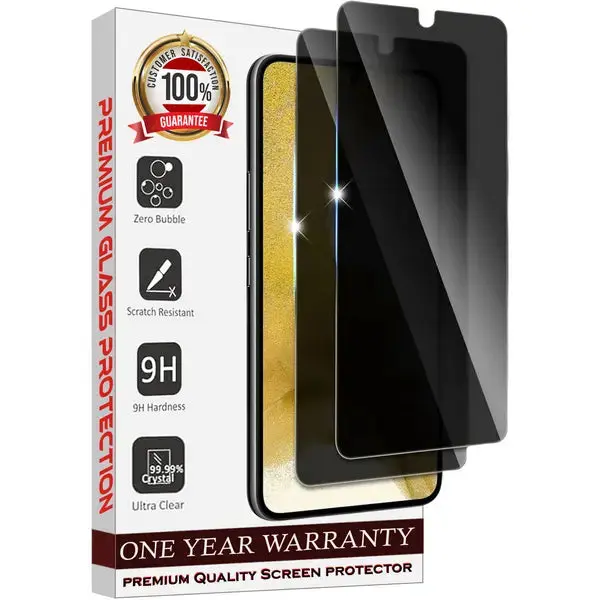 Entronix Anti-Spy Privacy Screen Protector Compatible with Galaxy A16 - 2-Piece Combo Protection Tempered