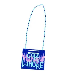 Coke Whore Perler Necklace – Handmade, Unfiltered, & Unapologetic