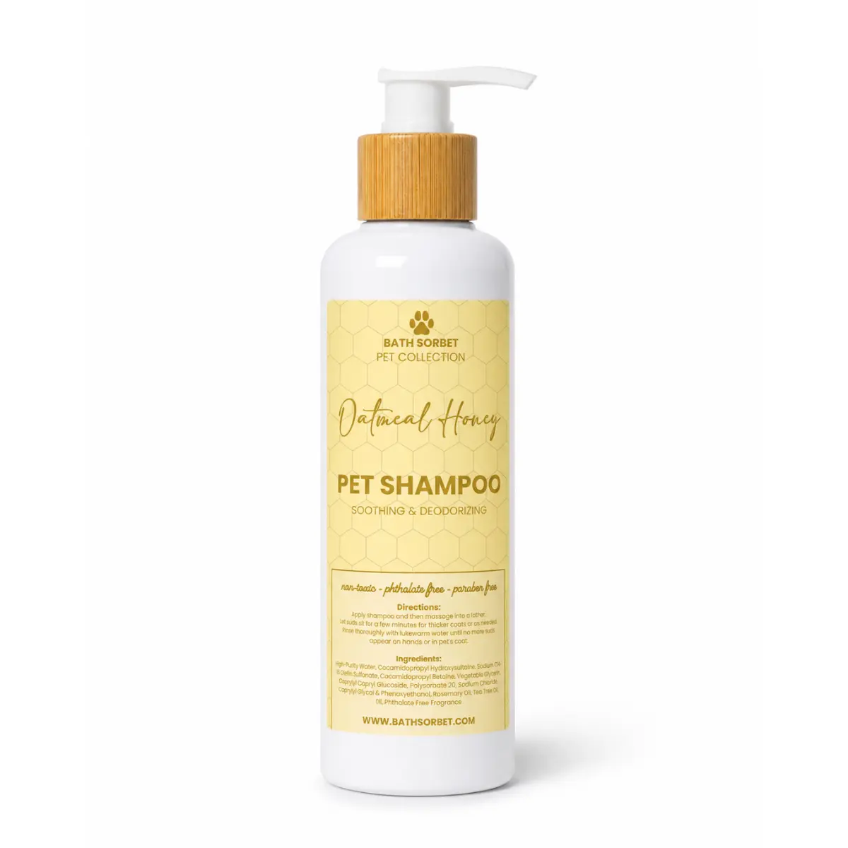 Oatmeal Honey Pet Shampoo