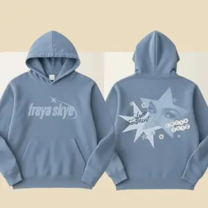 Freya Skye Silent Treatment Merch 2Sided Hoodie, Stars Align Tour 2026 Festival Tee Hoodie, Trendy Streetwear Pullover for Music Lovers