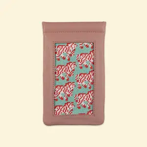 Zany Zebras Eyeglasses Case Needlepoint Kit - Happy Stitching All-in-One, Self-Finish Needlepoint Kit