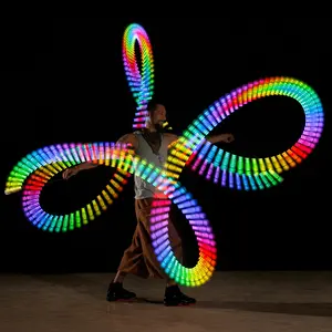 vision® poi - spin9 :: amazing wireless multi-pixel LED poi w/ lifetime warranty from flowtoys