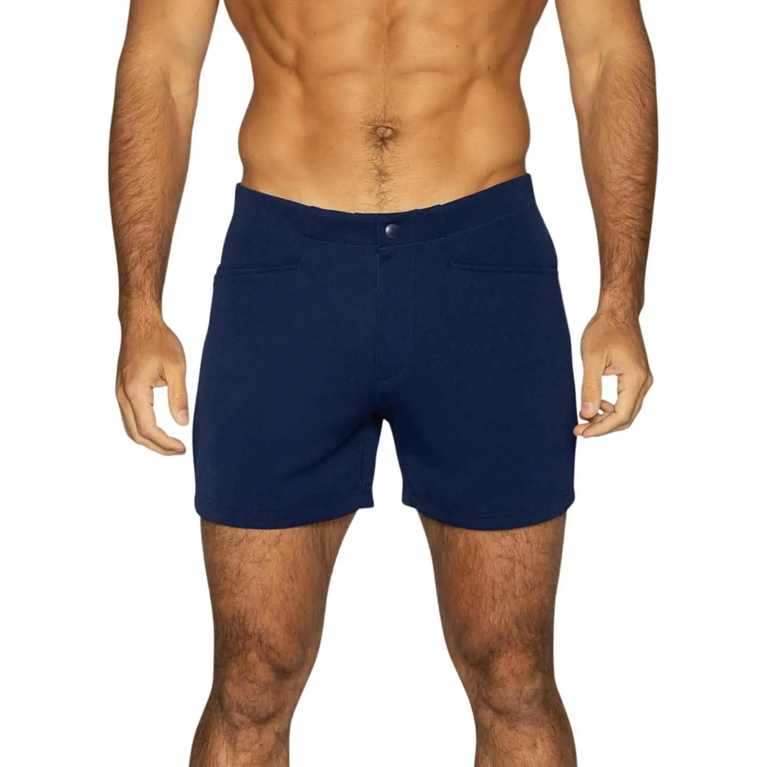 Bike Athletic Men's Classic Coaches Shorts, 5" Inseam Retro Snap-Button Gym Shorts, Structured Fit Football Style