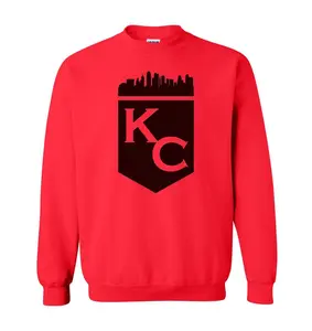 Kansas City Unisex Sweatshirts "Boyfriend Heavy Blend Collection" - KC Skyline Tailgating Sportswear - Fall Sports Fan City Sweaters - 7001