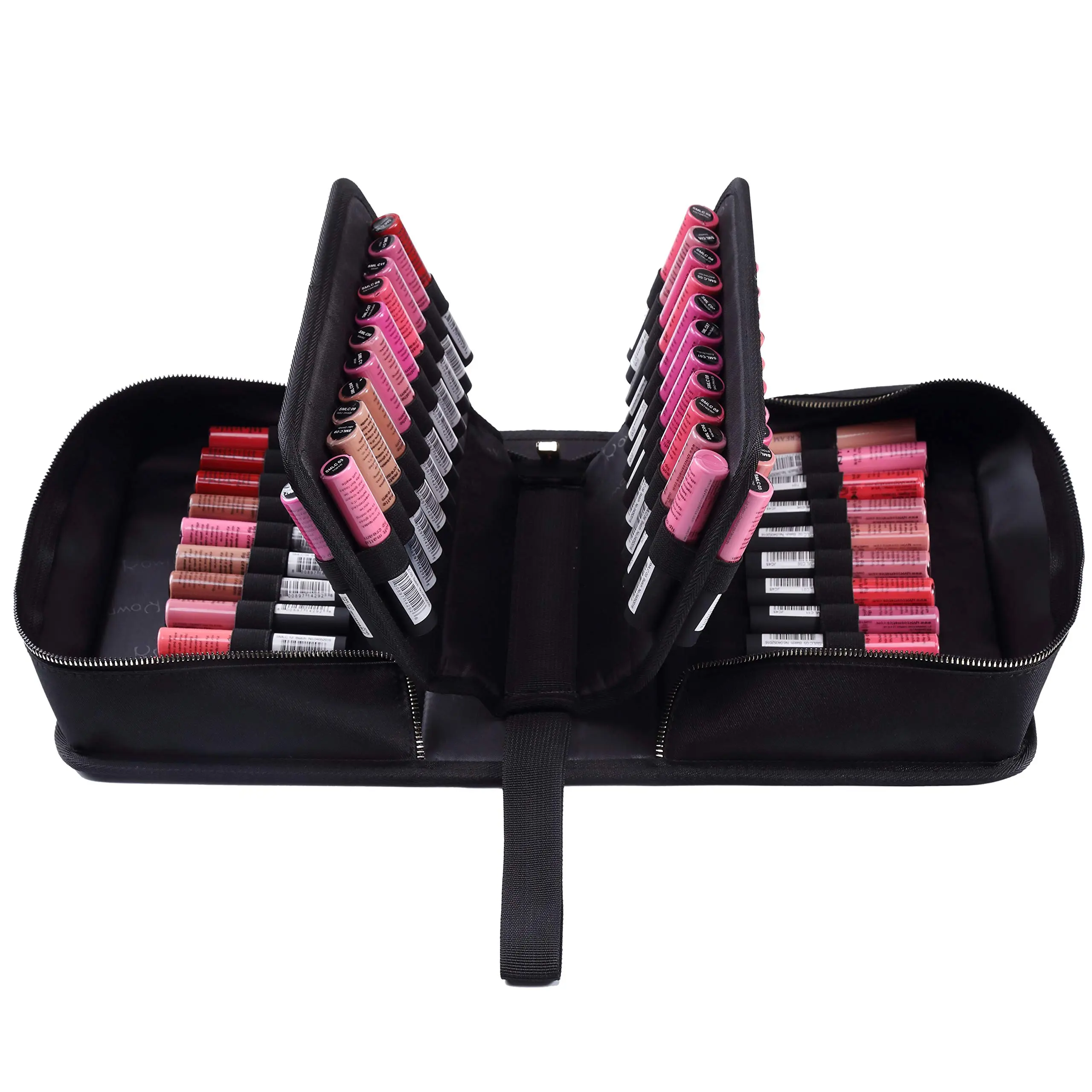 Lipstick Organizer Portable Lipstick Bag Travel Makeup Bag Cosmetic Case Large Capacity Lipstick Carrying Case Makeup Artist Lip Gloss Storage Bag
