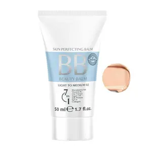 FARMASi Make Up BB Cream Beauty Balm Full-Coverage Foundation Concealer Moisturizer for All Skin Types 1.7 fl oz 50 ml Light to Medium