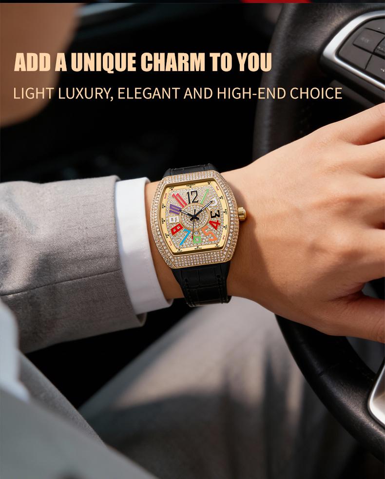 Men's Luxury Rhinestone Embellished Watch Included Fashion Timeless ClassicWatch Flash Sale -Fashionable it is elegant, durable, and the perfect choice foreveryday wear. with Gift Box Men's Luxury Rhinestone Embellished Watch Included Fashion Timeless ClassicWatch Flash Sale -Fashionable it is elegant, durable, and the perfect choice foreveryday wear. with Gift Box