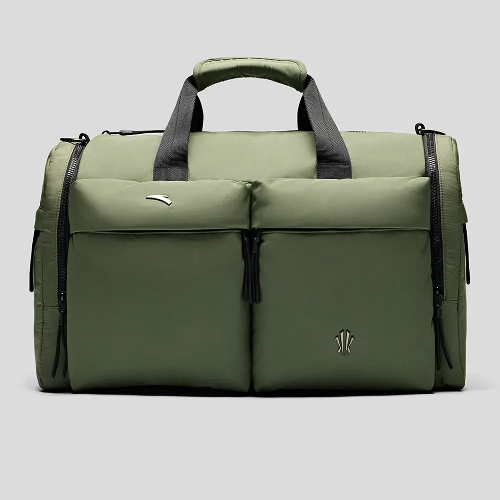 ANTA KAI Duffle Bag Travel Duffels Sports Big Large Space Green Black Easy to use