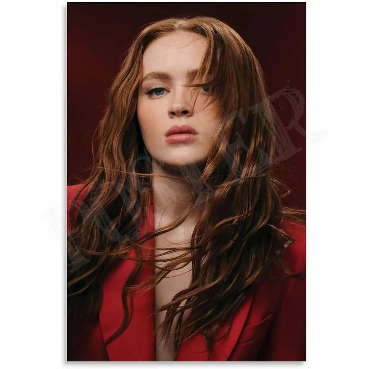 Sadie Sink Portrait Poster Famous Temperament Actress Wall Art Poster (7) Canvas Painting Posters And Prints Wall Art for Living Room Bedroom Decor