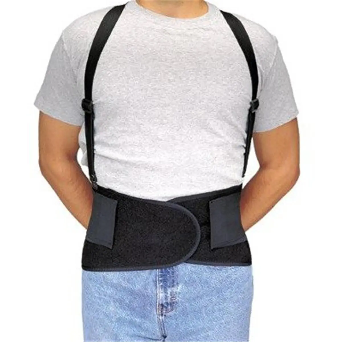 Allegro Industries 7176-03 Healthcare Economy Belt Back Support, Large - 38-47 in.