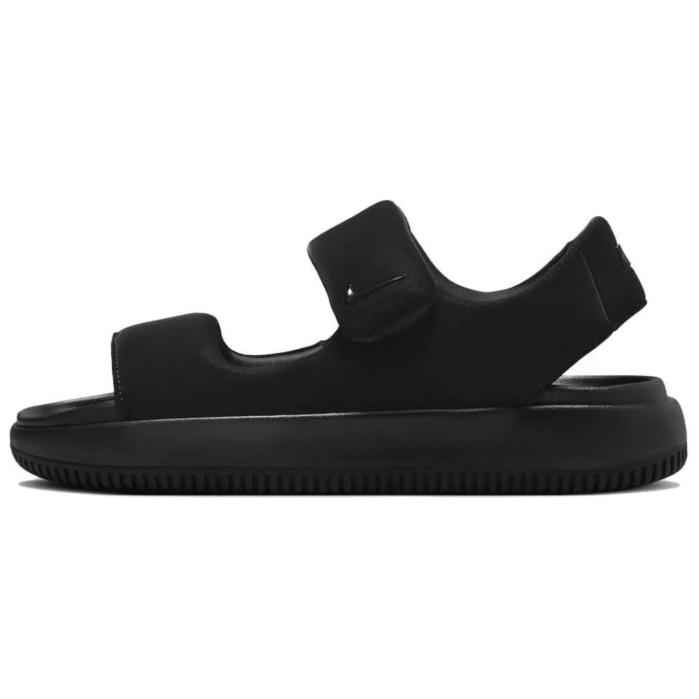 Nike Calm Sandal Triple Black Breathable Lightweight Women's FJ6043-001