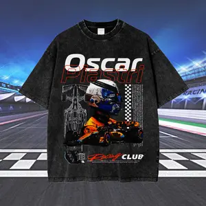 Oscar Piastri Vintage Graphic t-Shirt, Racing car sport Tee, Motorsport wash shirt, Oscar Piastri Merch, Piastri Racing Fan, Gift for him and her