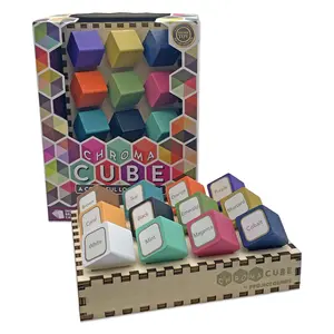 Chroma Cube Single Player Wooden Logic Game