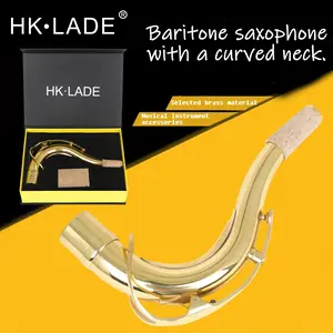 Hk Lade High-End Bass Clarinet Bend + Cork, Paper Box Packaging, Premium Musical Instrument Accessory, Ideal for Professionals