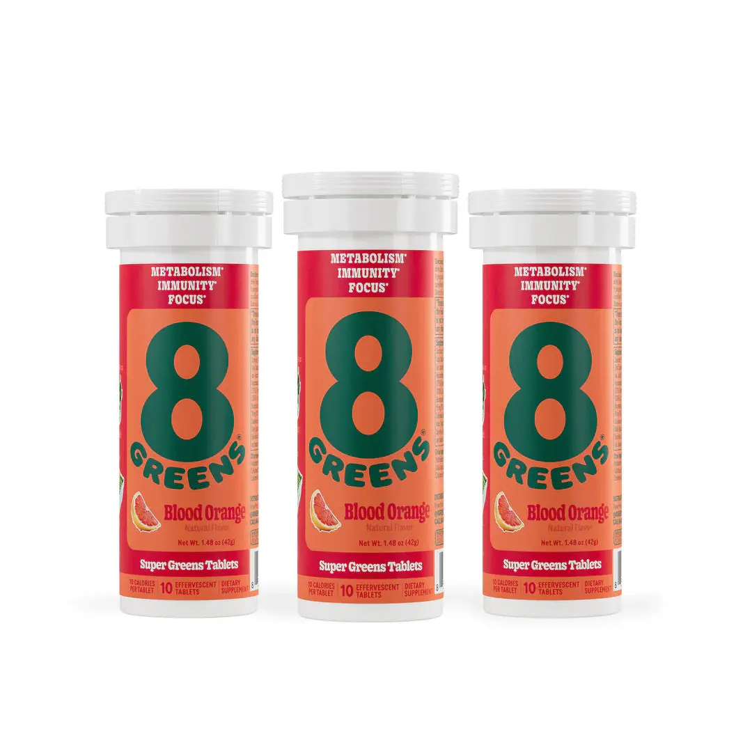 Super Greens Tablet - Blood Orange