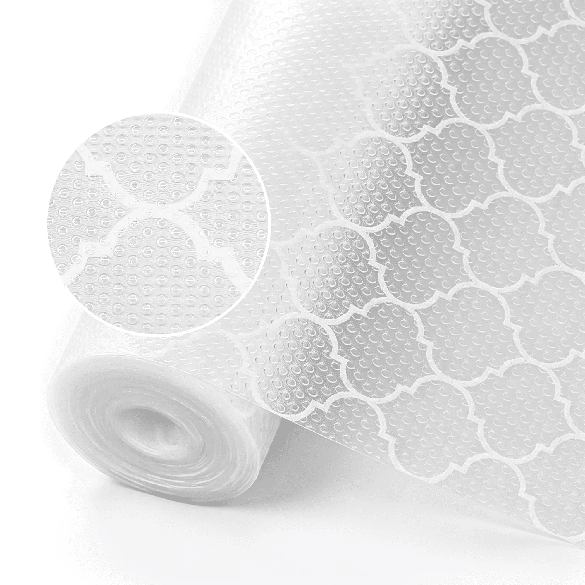 12in x 10ft Non-Adhesive EVA Drawer Shelf Liner Roll, Waterproof Oil-Resistant Anti-Slip Washable Cabinet Mat for Kitchen Tableware & Refrigerator Drawers