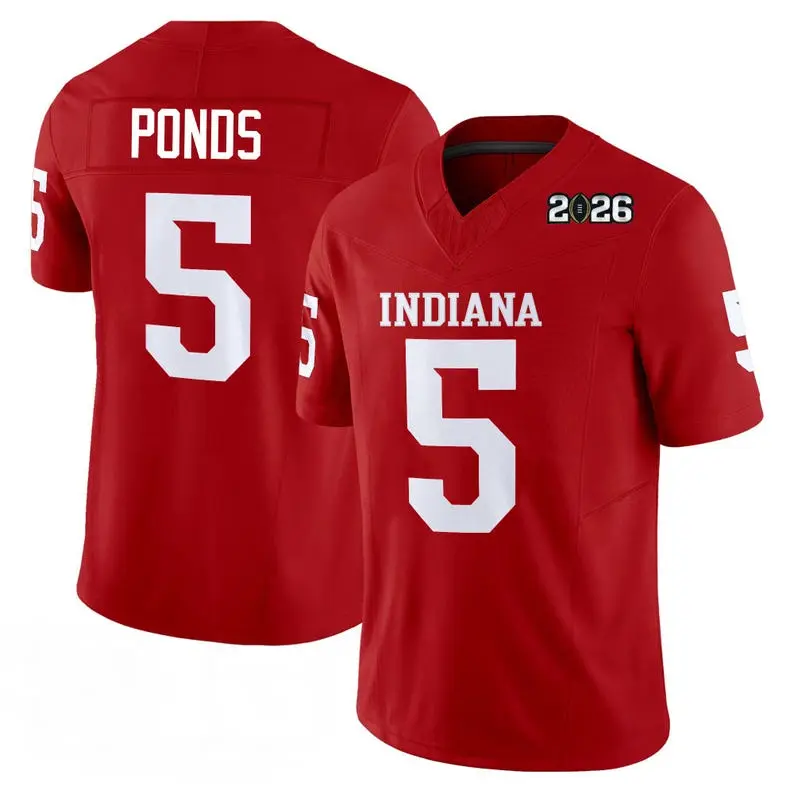 Indiana Football Jersey #15 Mendoza 2026 Championship Season College Style Game Day Shirt