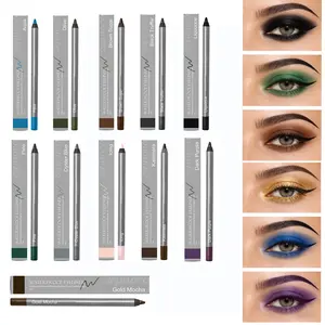 Smooth Eyeliner Gel Pen Set, Multi-Color Natural Definition, Non-Fading Makeup Eyeliner, Long-Lasting Wear, Perfect for Daily Use, Waterproof Liner