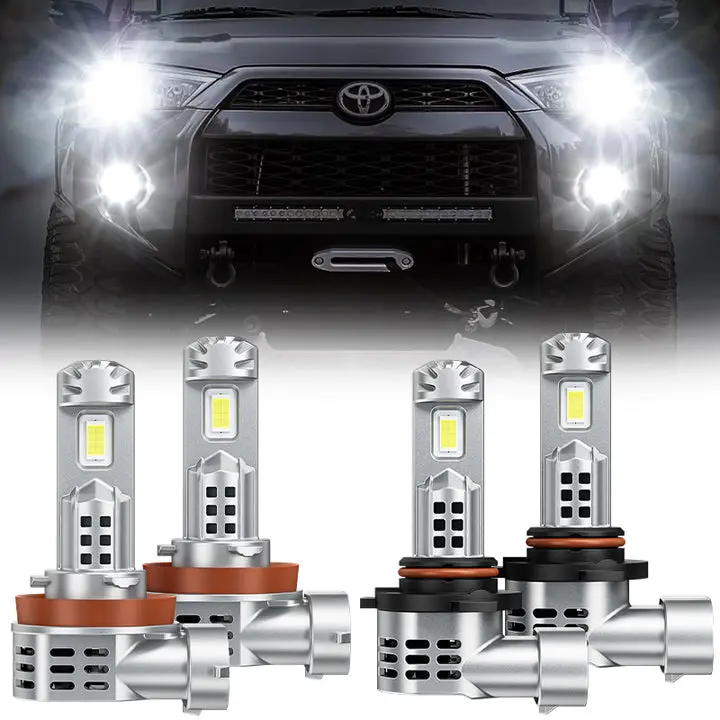 9005 H8/H11 LED Headlight Bulbs for 2006-2026 Toyota 4Runner | 300% Brighter