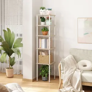 5-Tier Plant Stand 5-Pack |   Heavy Duty Metal Plant Shelf for Indoor Plants, Aesthetic Flower Pot Display Rack (Modern White)  shoe organizer