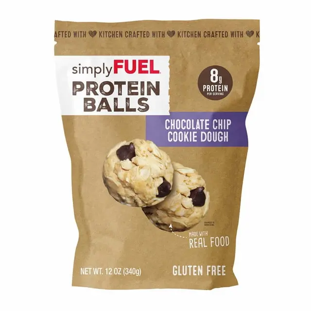 simplyFUEL Chocolate Chip Cookie Dough Protein Balls, 12 oz. simplyFUEL Chocolate Chip Cookie Dough Protein Balls, 12 oz.