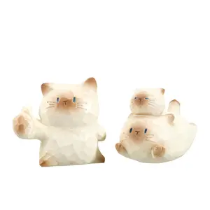 Cat PAL Emotion Blind Box Resin Figurine Points Redemption Student Gift Desktop Decoration Figurine Birthday Gift