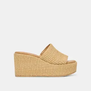 Dolce Vita JOCLYN WEDGES LT NATURAL RAFFIA