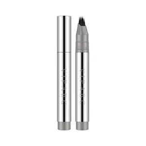 VIPABC 2-in-1 Quick-Drying Eyebrow Pencil with Multi-Tooth Brush Head, Waterproof, Clear and Distinct Eyebrow Lines Water-based Eyebrow Pencil, Waterproof and Long-lasting