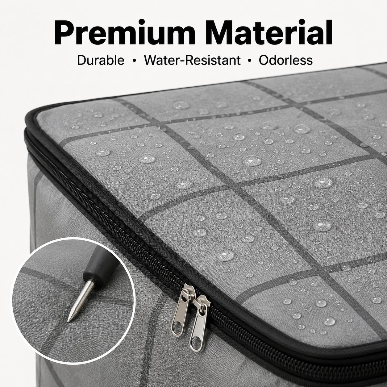Spacious Moving Storage Bin, Zippered Organizer for Quilts, Bedding & Sweaters, Large Capacity Fabric Bag for Moving Day, Closet & Bedroom Use Spacious Moving Storage Bin, Zippered Organizer for Quilts, Bedding & Sweaters, Large Capacity Fabric Bag for Moving Day, Closet & Bedroom Use