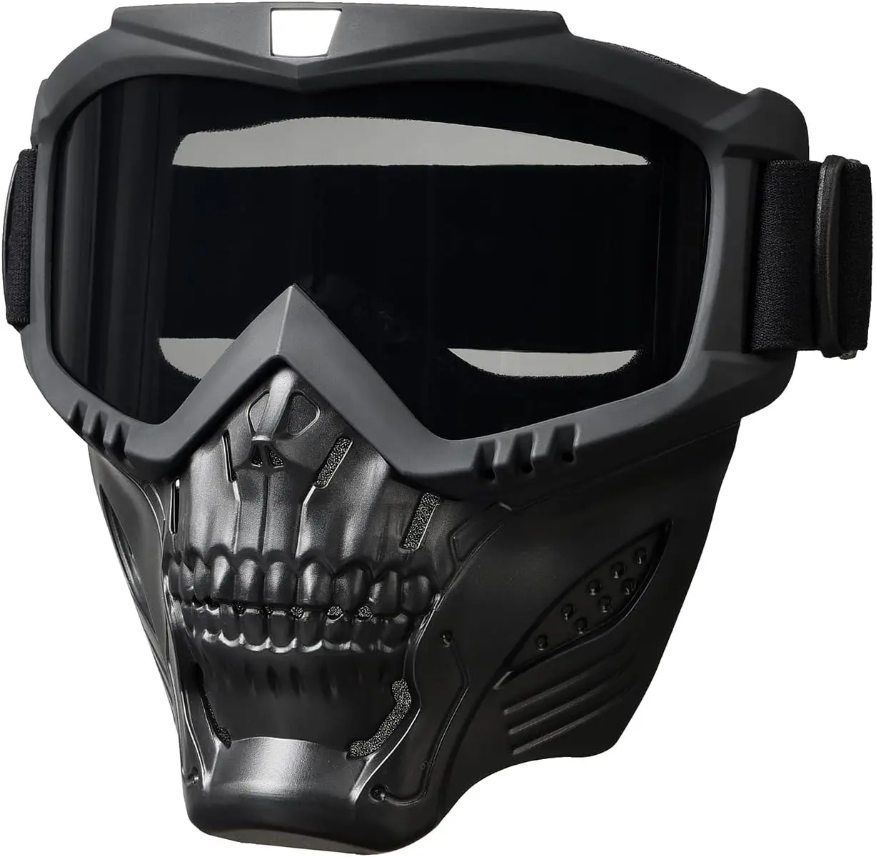 Paintball Mask Anti Fog,Tactical Full Face Mask Ski Mask Goggles Detachable Adjustable,Motorcycle Riding Face Protection