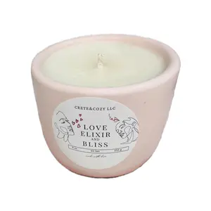 soywaxcandle ceramic candle eco friendly Aroma Decor